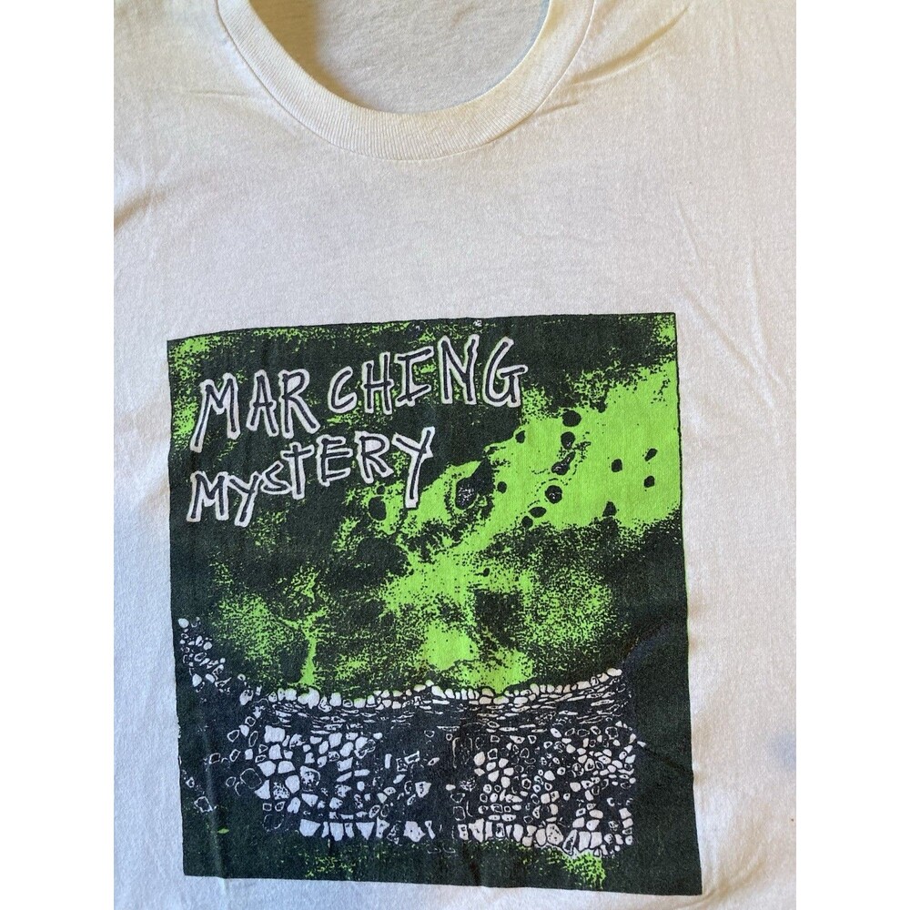 Dougie MacClean Marching Mystery Vintage T-Shirt 80s Concert XL Irish Folk Rock